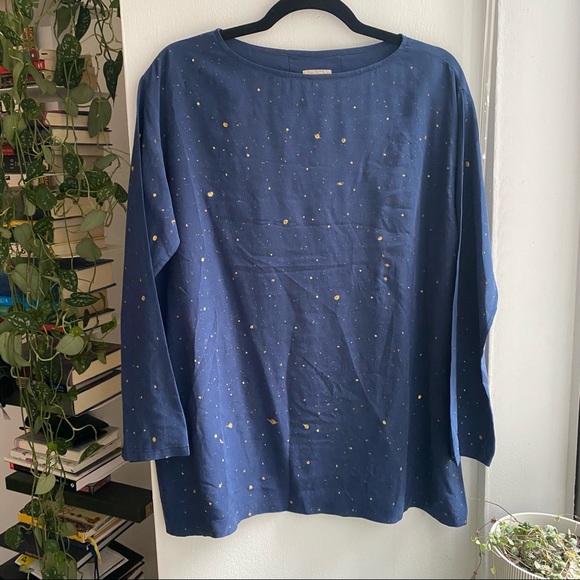 {Anthropology} 🔷 Silk tunic top - Picture 1 of 6